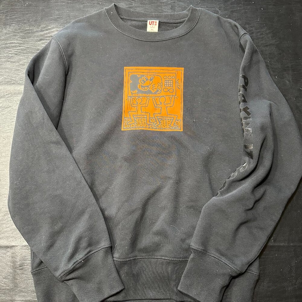 Uniqlo Mickey Mouse x Keith Hairing Crew-Neck Sweatshirt